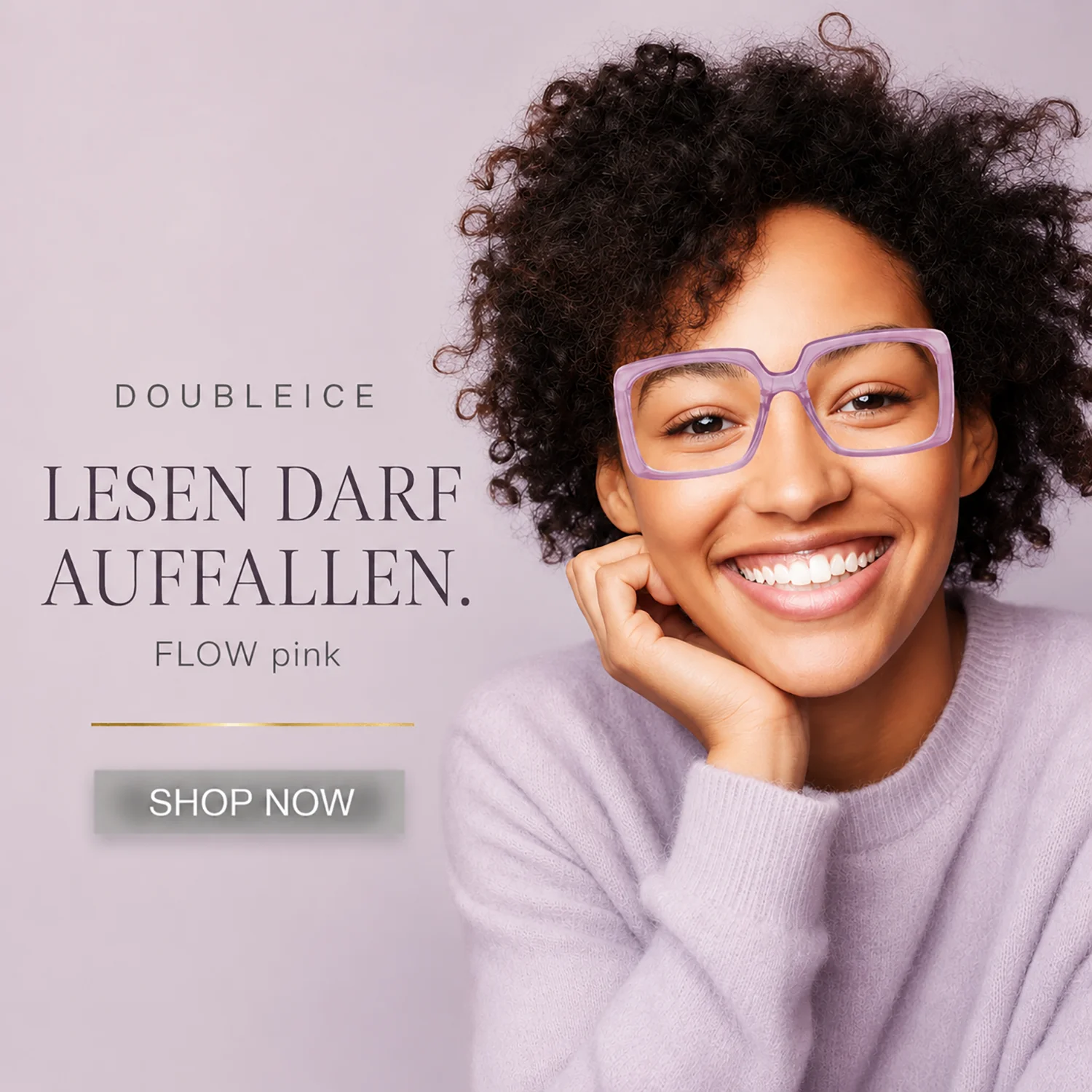 Doubleice Lesehilfe FLOW in Pink Doubleice Lesehilfe FLOW in Pink