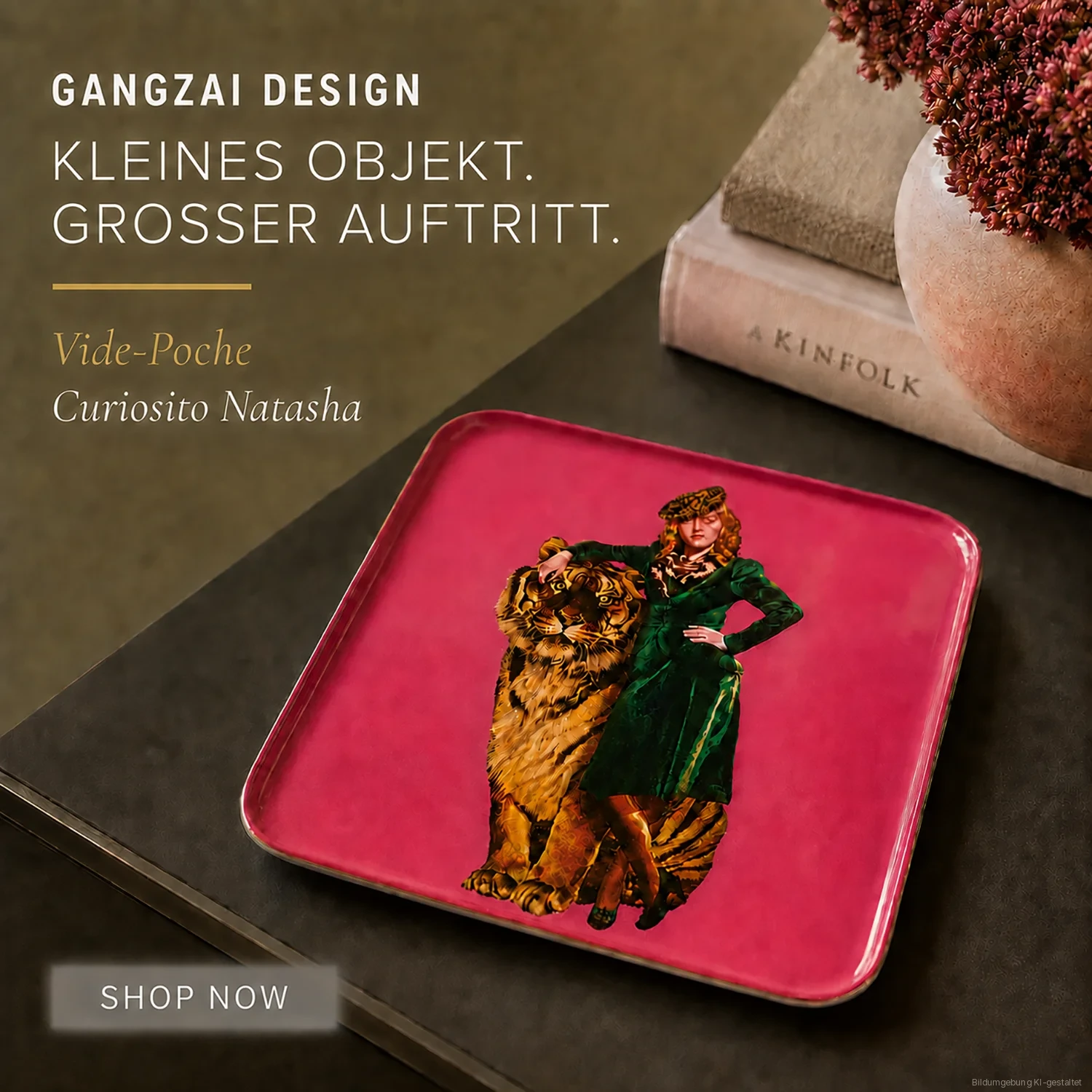 Gangzai Vide Poche CURIOSITO NATASHA, KI-gestaltete Bildumgebung, Produktfoto original Gangzai Vide Poche CURIOSITO NATASHA, KI-gestaltete Bildumgebung, Produktfoto original