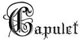 Logo Capulet handmade juwelery