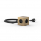 Preview: Avolt Square 1, Multi Charging cube, Brass finish