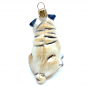 Preview: Christborn christmas decoration pug, beige, bACK