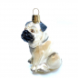 Preview: Christborn christmas decoration pug, beige, side