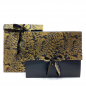 Preview: Faltschachgtel Golden Garden schwarz mit Motiv Druck gold, style