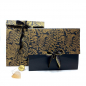 Preview: Folding Box golden Garden Black print Gold, open