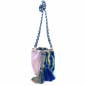 Preview: Guanabana CrossbodyBucket Bag M Hutt lilac-green backside