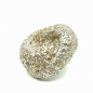 Preview: KMO Earclips Filo Glitter gold, back