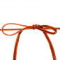 Preview: Geschenkband, Samt, 3mm, cognac detail-2