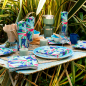 Preview: Paviot, Napkin, Colibri multicolored, beach party, tropical, style