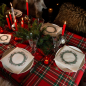 Preview: Paviot Servietten white christmas wreath, Couronne green-red, style