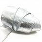 Preview: Geschenkbande, Glossy, metallischer Glanz in silber