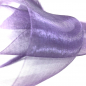 Preview: ORGANDY ribbon Material organdy  Colour mauve Width 100 mm,   without wire edge, detail