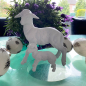 Preview: Reichenbach Porcelain figure little lamb white, style