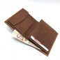 Preview: Trixi Gronau Men's wallet Kai with coin purse, brownk, detail