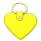 Preview: Trixi Gronau leather key fob Sunny yellow front