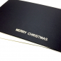 Preview: Trixi Gronau Christmas Card, Merry Christmas, Hot Foil Printing gold, landscape A5, detaill