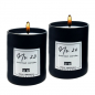 Preview: Trixi Gronau Scented Candle No. 23 Lily & Cotton, musk, vanilla, amber, black glas, with no. 24