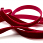 Preview: Gift ribbon Velvet Colour bordeaux  Width 9 mm  without wire edge