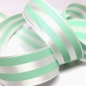 Preview: ribbon, Lina, 25 mm, Stripe mint-white