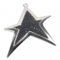 Preview: a cuckoo Moment, pendants star, sterling silver, grey stingray