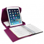 Preview: Finsbury iPad Air Organizer, leather, rasberry, open, open