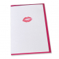 Preview: Trixi Gronau lips printed pink Greeting  Card B6