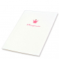 Preview: Trixi Gronau Princesses Babycard Swarovski Elements red Color Offset Printing red