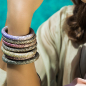 Preview: KMO, Pixie bracelet, Silberpulver, green, Model