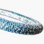 Preview: Kmo bangle turquoise silber glitter with magnetic closure, detail