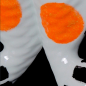 Preview: Reichenbach Porzellanvase, Koikoi, dotted orange, Design Paola Navone, detail