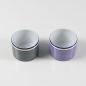 Preview: Dip bowl, cylindric, two tone grtey or lilac, porcelain, Reichenbach