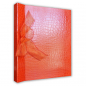 Preview: Album Sabrina skivertex orange inside 260g cream-colored carton 20 Pages, croco pattern