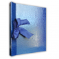 Preview: Album Sabrina skivertex blue inside 260g cream-colored carton 20 Pages, croco pattern