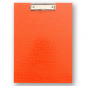 Preview: Clipboard A4 in orange croco optics