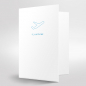 Preview: Trixi Gronau FLY WITH ME blue Greeting Card B6