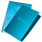 Preview: Birthday card turquoise Lasercut Skyline Hamburg Trixi Gronau