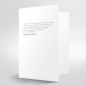 Preview: Happy Birthday Greeting Card, Color white Offset printing red and grey