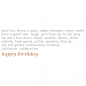 Preview: Happy Birthday Greeting Card, Color white Offset printing red and grey, Detail