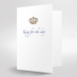 Preview: Trixi Gronau • KING FOR THE DAY Greeting Card,Color Offset Printing multicolored, with Swarovski elements