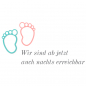 Preview: Trixi Gronau AT NIGHT REACHABLE Babycard Swarovski Elements blue Color Offset Printing blau