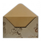 Preview: Gift Envelope with gold hot foil stamping, open