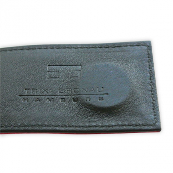 FIN, Leather Clip for money or recipes , Inside view