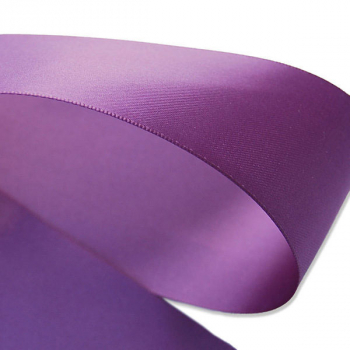 ribbon, doubleface, 50mm, aubergine