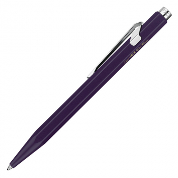 Caran d'Ache ballpoint pen, dark purple, top