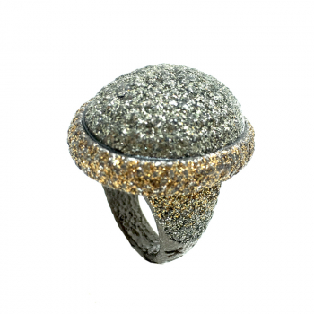 Kmo ring Mona Lisa green 8, Glitter