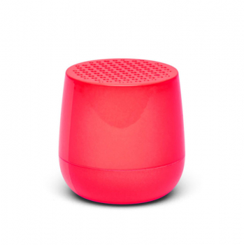 Lexon bluetooth speaker Mino Alu glossy pink front view