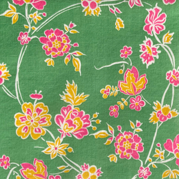 Paviot napkin Princesse, vert, printed green, pink