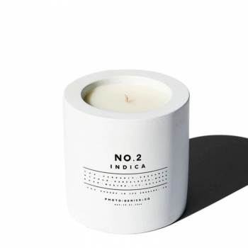 Photo Genics, scented candle, glass Indica fragrance No2