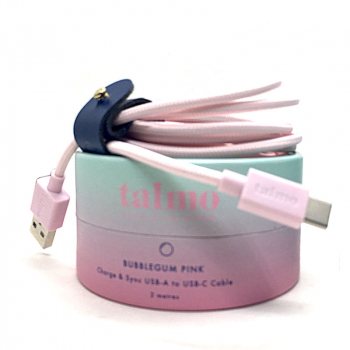 Talmo iphone lightning cable  bubblegum pink 2meter, mit Gift Box