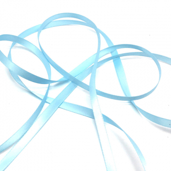 SATI Ribbon light blue, Material Satin Color Pink Width 6 mm Equipment without wire