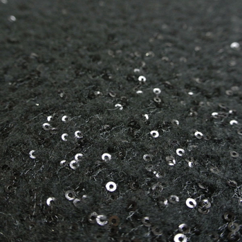 Katharina Hovmann, iPad Case black, detail view, sequins